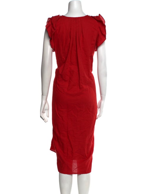 The Great Linen Midi Length Dress