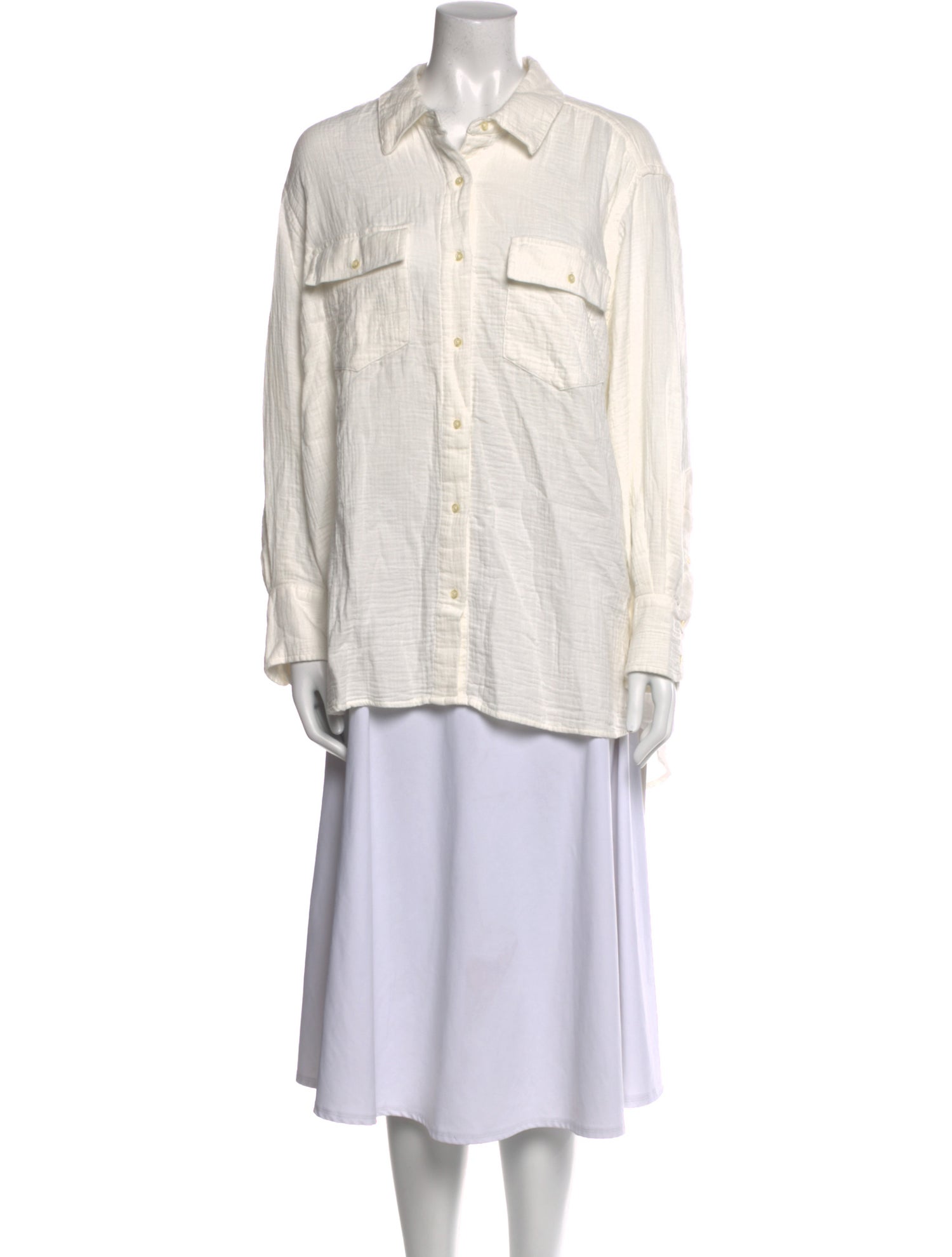 The Great Long Sleeve Button-Up Top w/ Tags