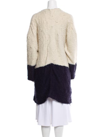 The Great Colorblock Pattern Open Front Sweater