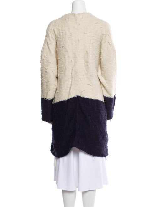 The Great Colorblock Pattern Open Front Sweater