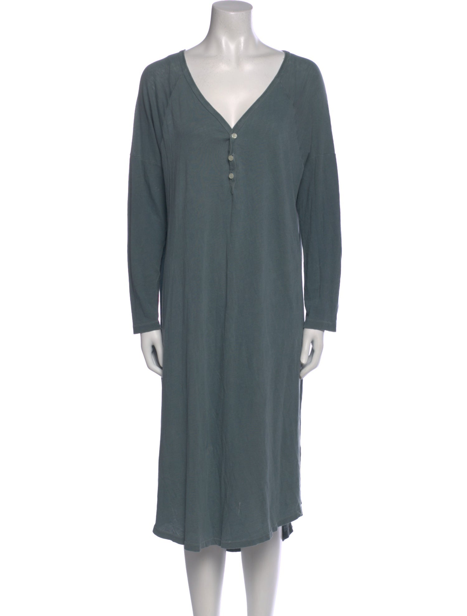 The Great V-Neck Midi Length Dress