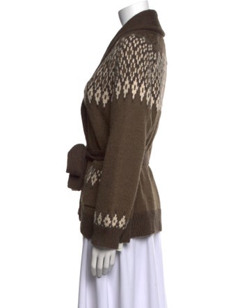 The Great Printed V-Neck Sweater