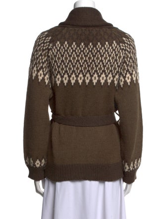 The Great Printed V-Neck Sweater