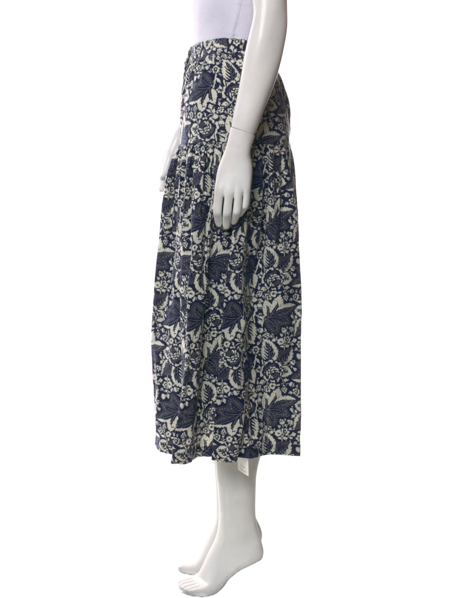 The Great Floral Print Midi Length Skirt