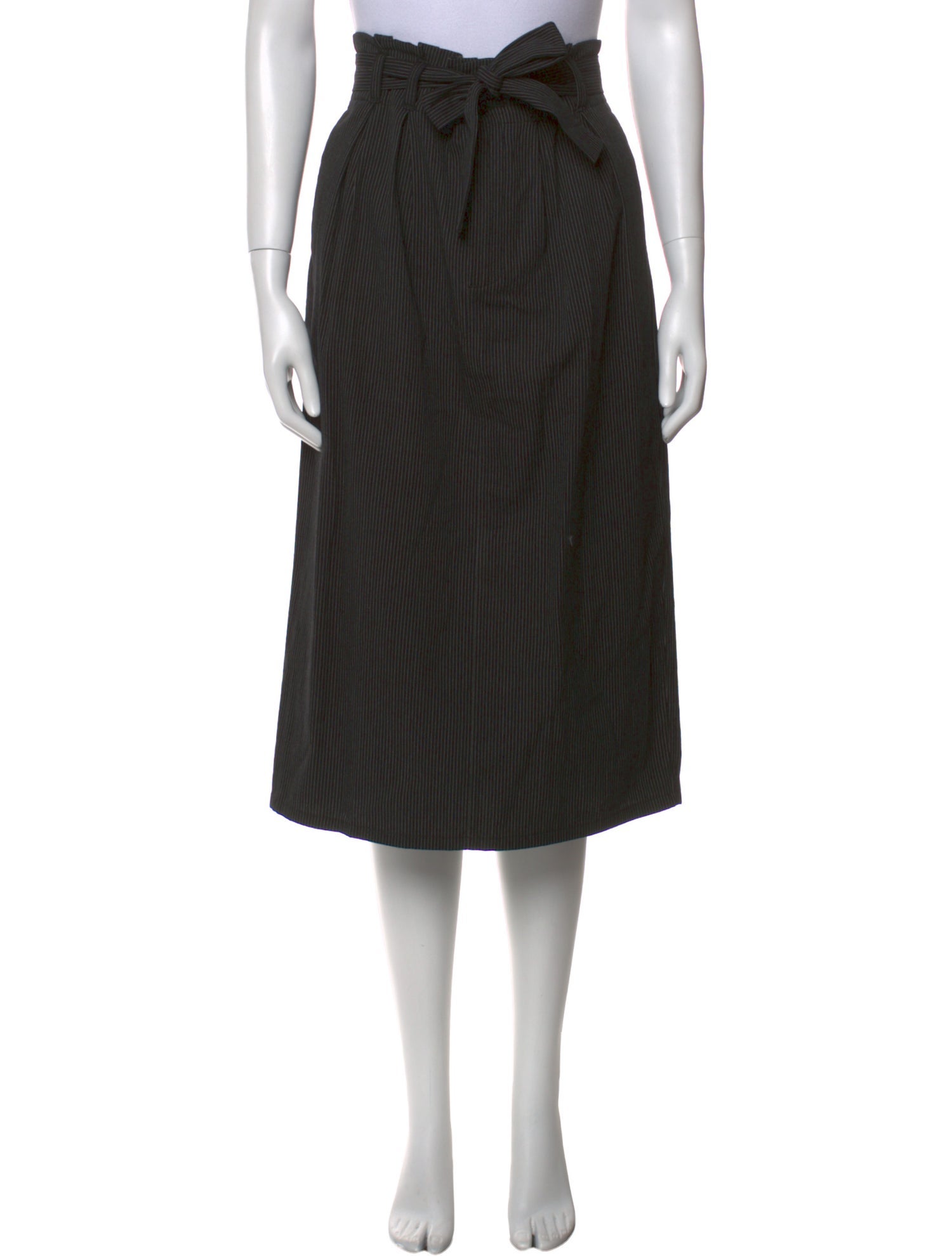 The Great Pleated Accents Midi Length Skirt