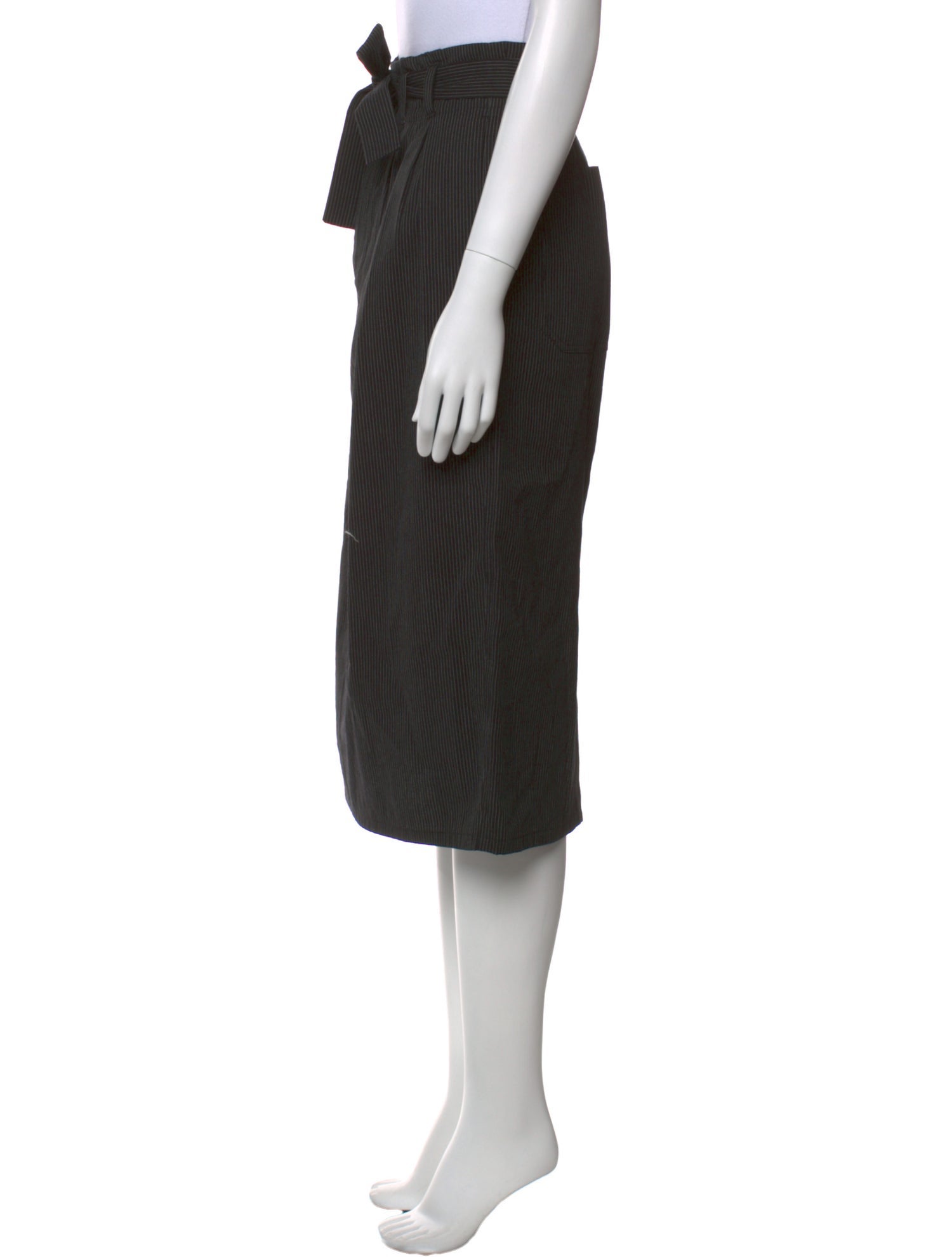 The Great Pleated Accents Midi Length Skirt