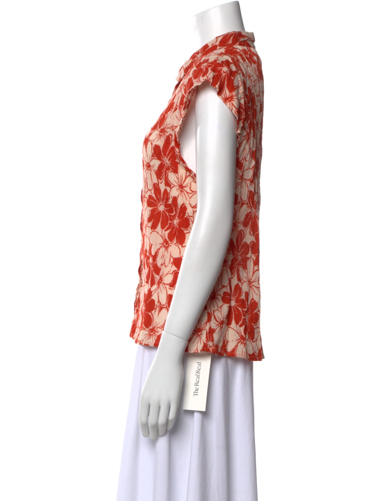 The Great Floral Print Short Sleeve Blouse