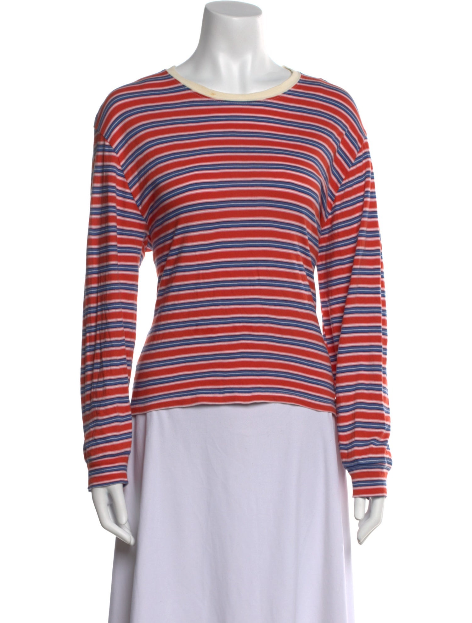 The Great Striped Scoop Neck T-Shirt