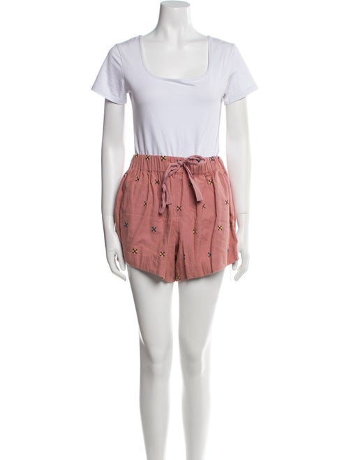 The Great Printed Embroidered Accent Short Set