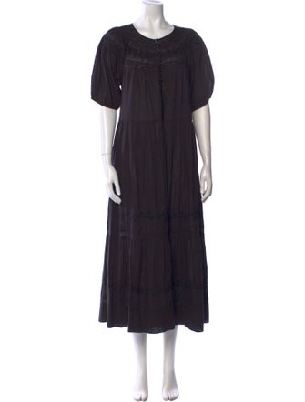 The Great Crew Neck Long Dress