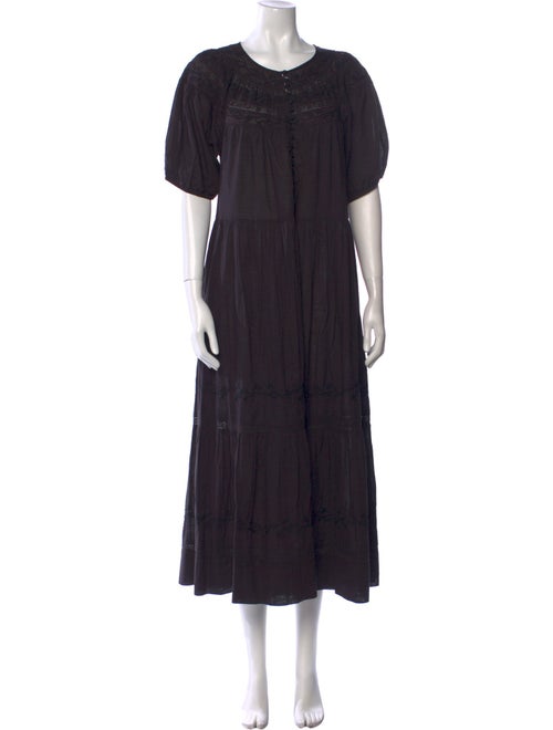 The Great Crew Neck Long Dress