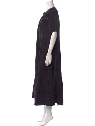 The Great Crew Neck Long Dress