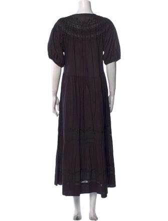 The Great Crew Neck Long Dress