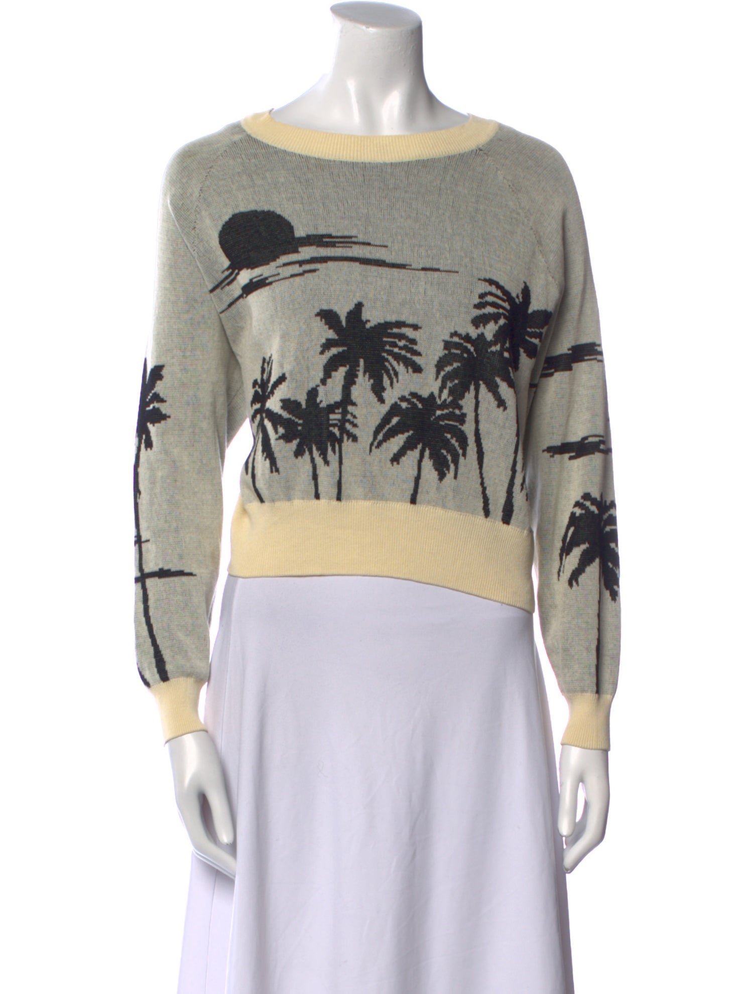 The Great Printed Crew Neck Sweater