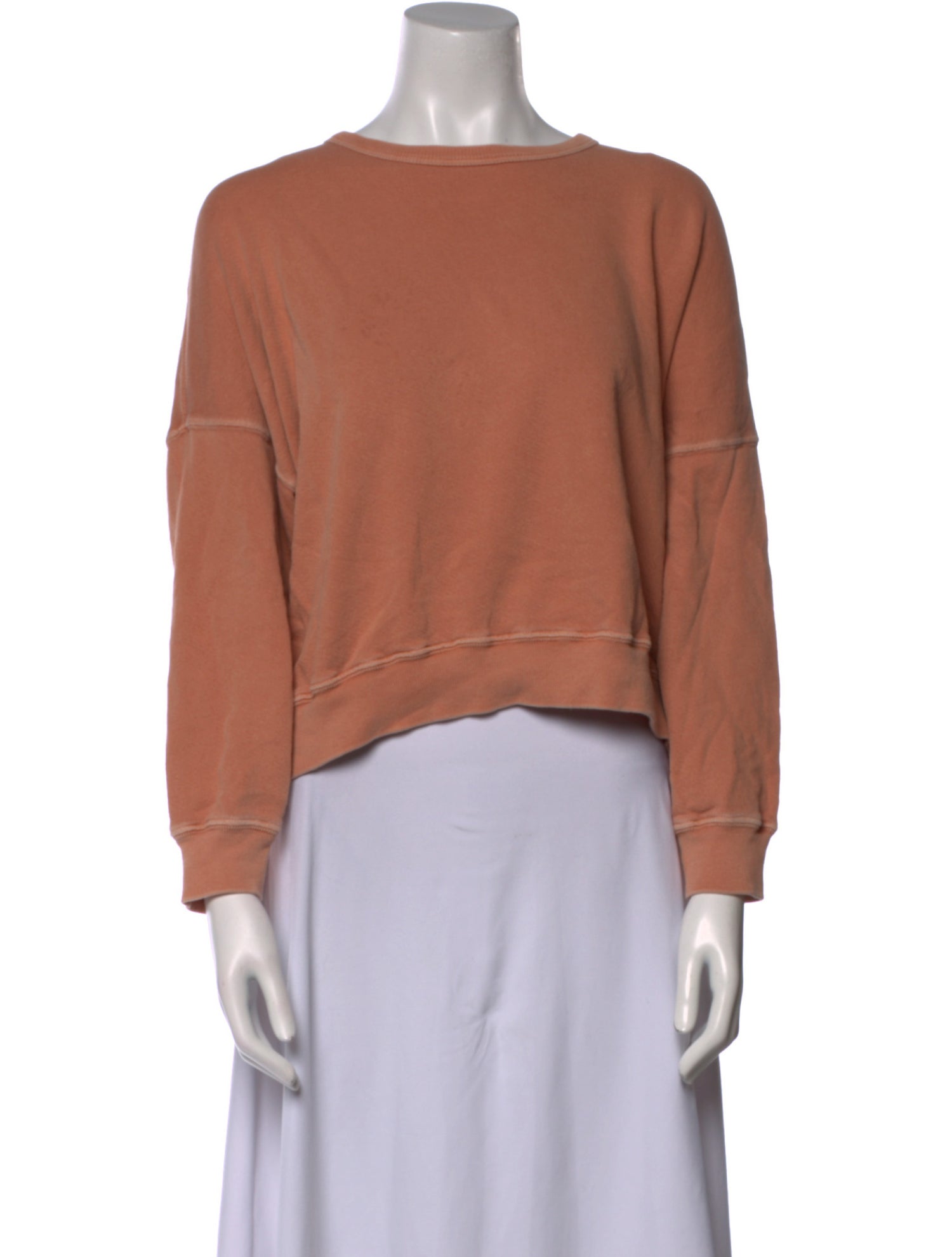 The Great Scoop Neck Long Sleeve Sweatshirt