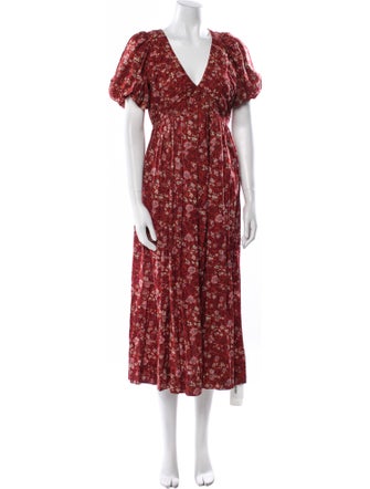 The Great Floral Print Midi Length Dress