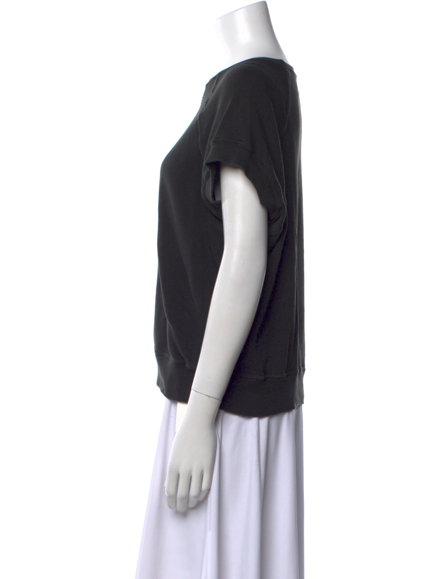 The Great Crew Neck Short Sleeve Sweatshirt