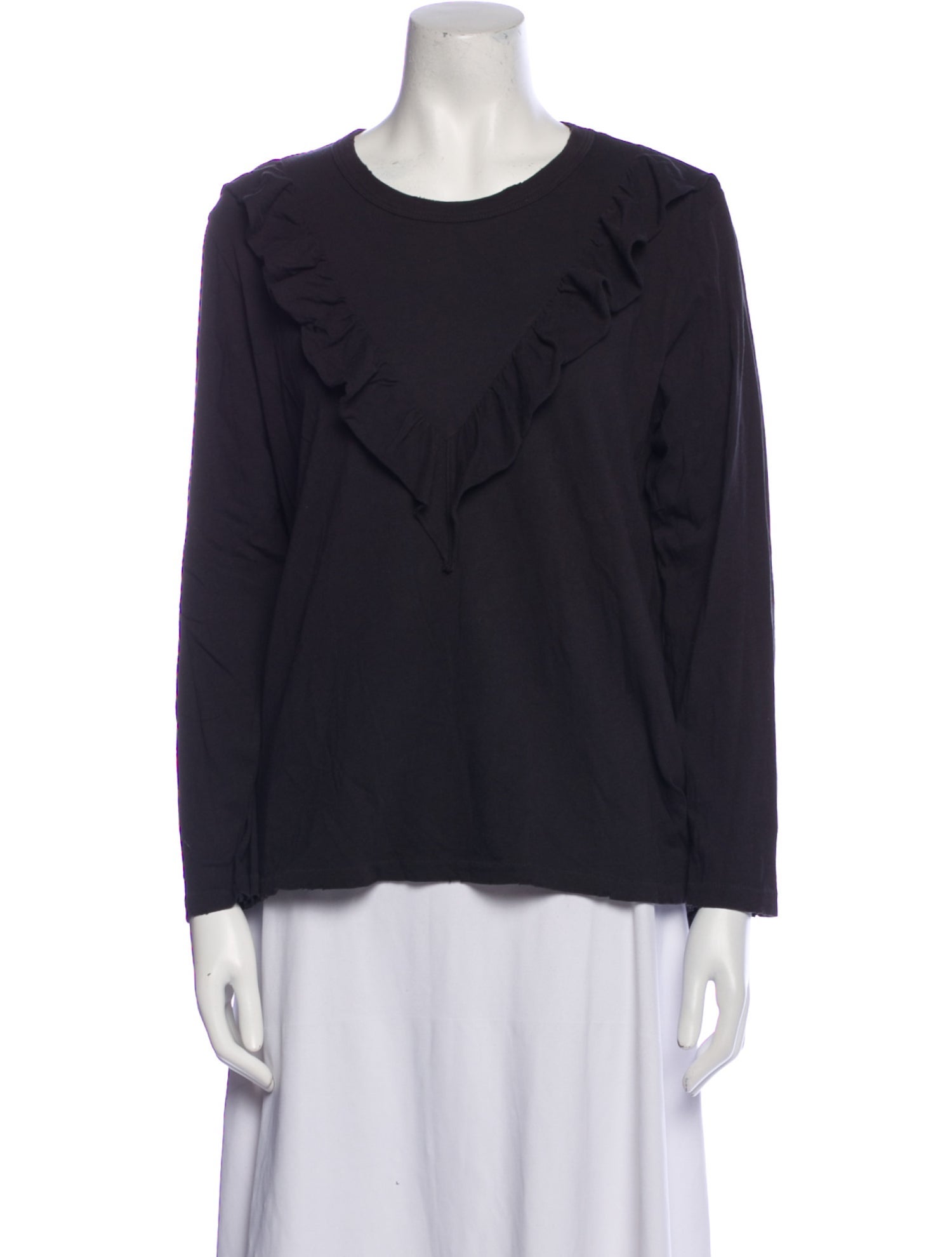 The Great Scoop Neck Long Sleeve Sweatshirt