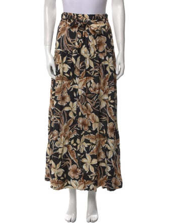 The Great Floral Print Midi Length Skirt