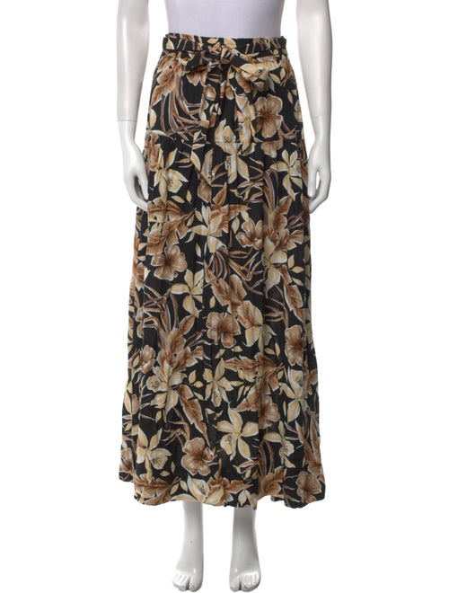 The Great Floral Print Midi Length Skirt