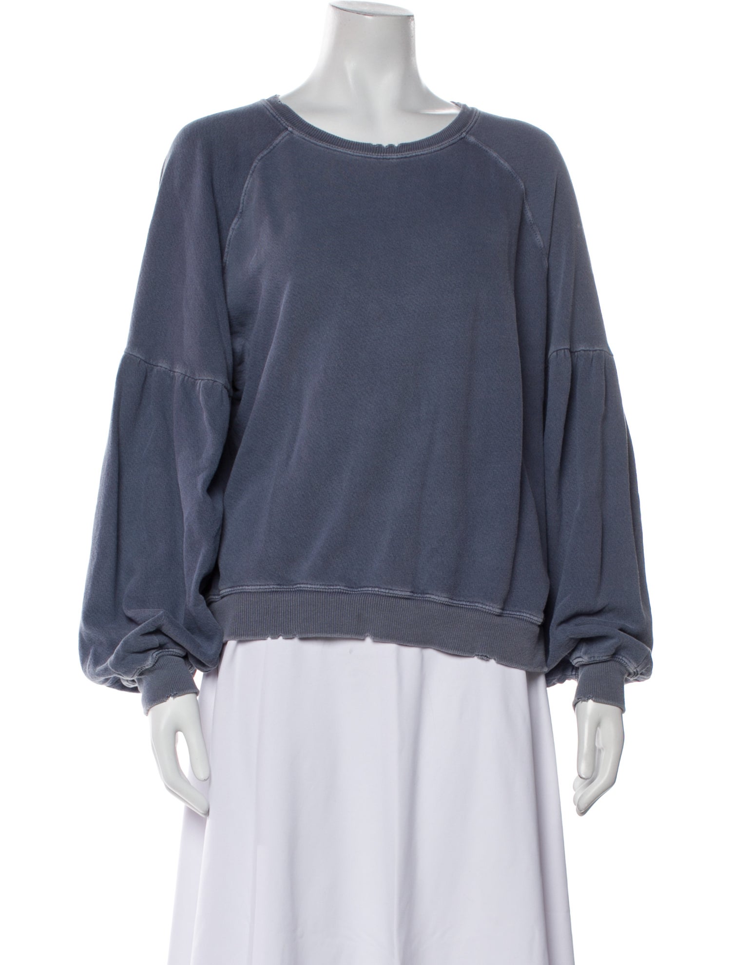 The Great Scoop Neck Long Sleeve Sweatshirt