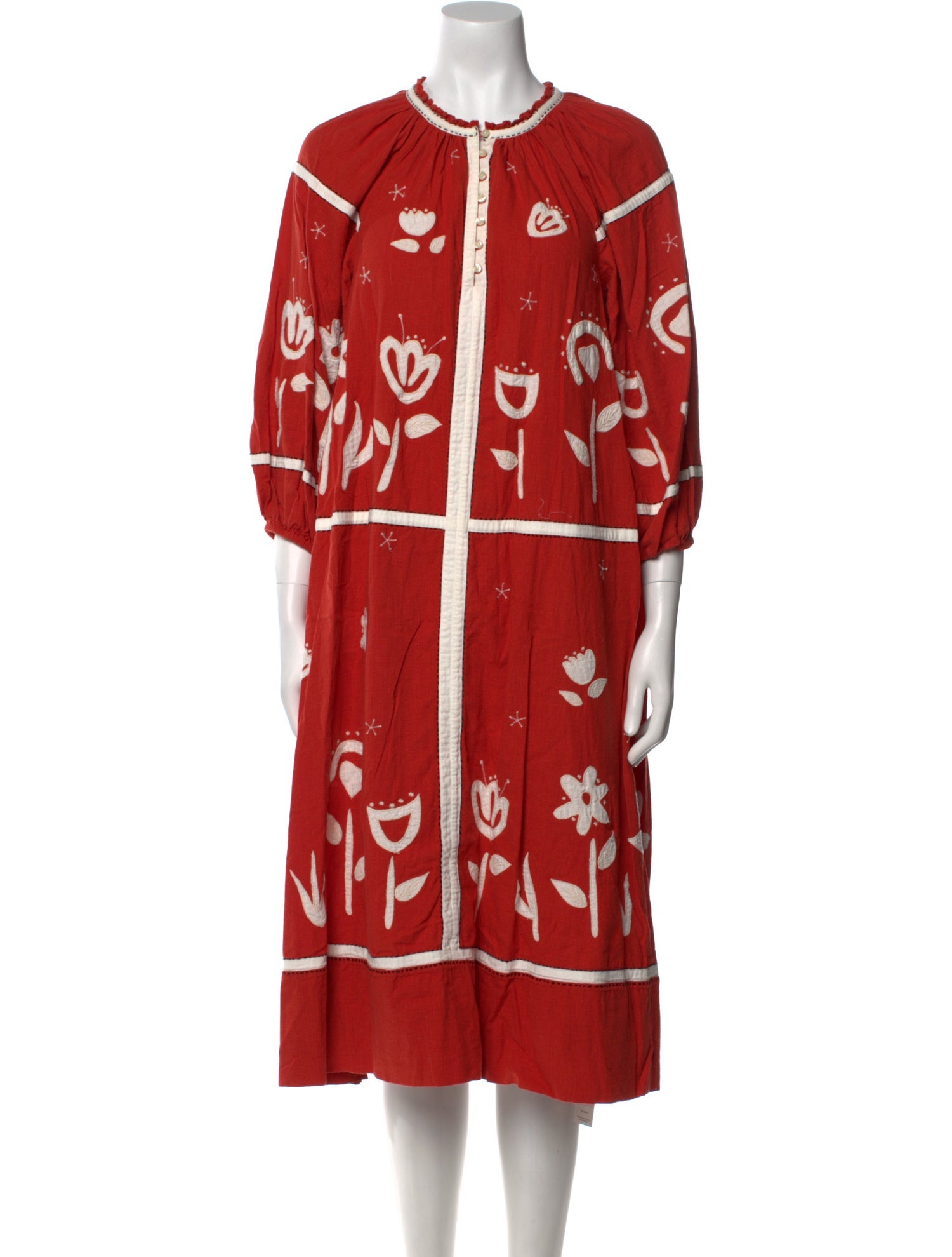 The Great Printed Midi Length Dress