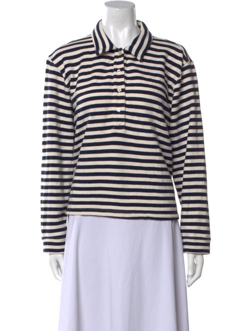 The Great Striped Long Sleeve Top