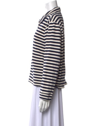 The Great Striped Long Sleeve Top