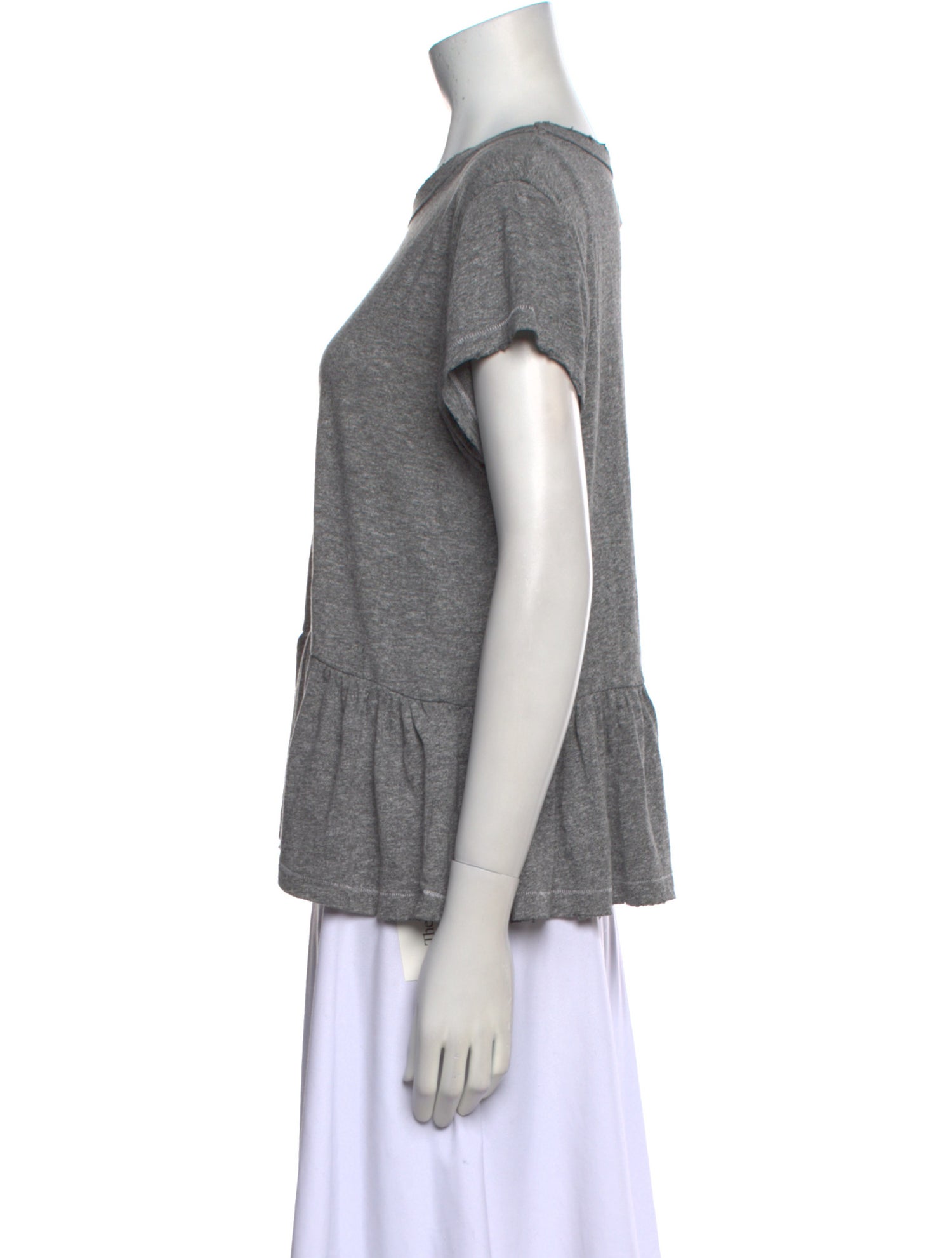 The Great Scoop Neck Short Sleeve T-Shirt