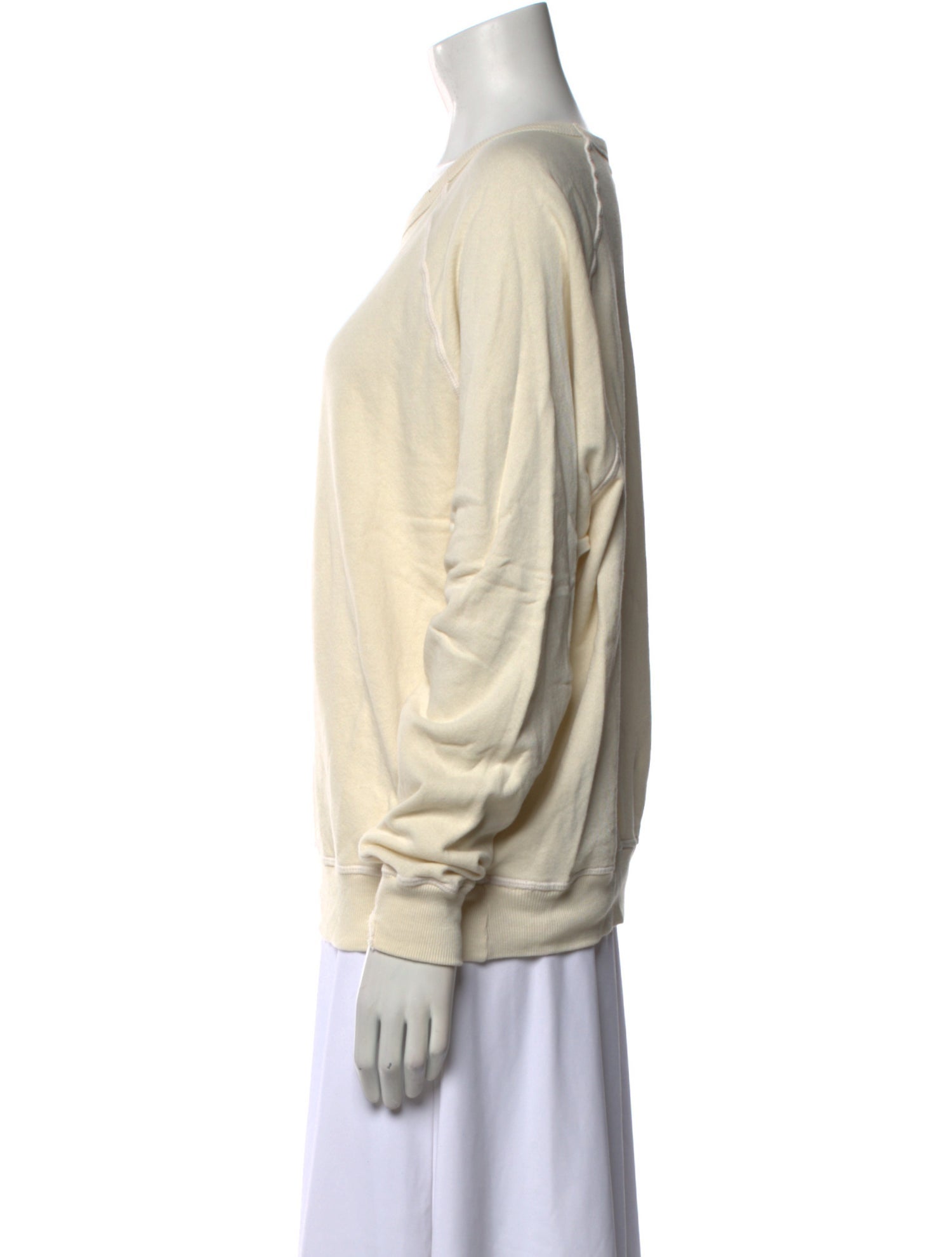 The Great Scoop Neck Long Sleeve Sweatshirt