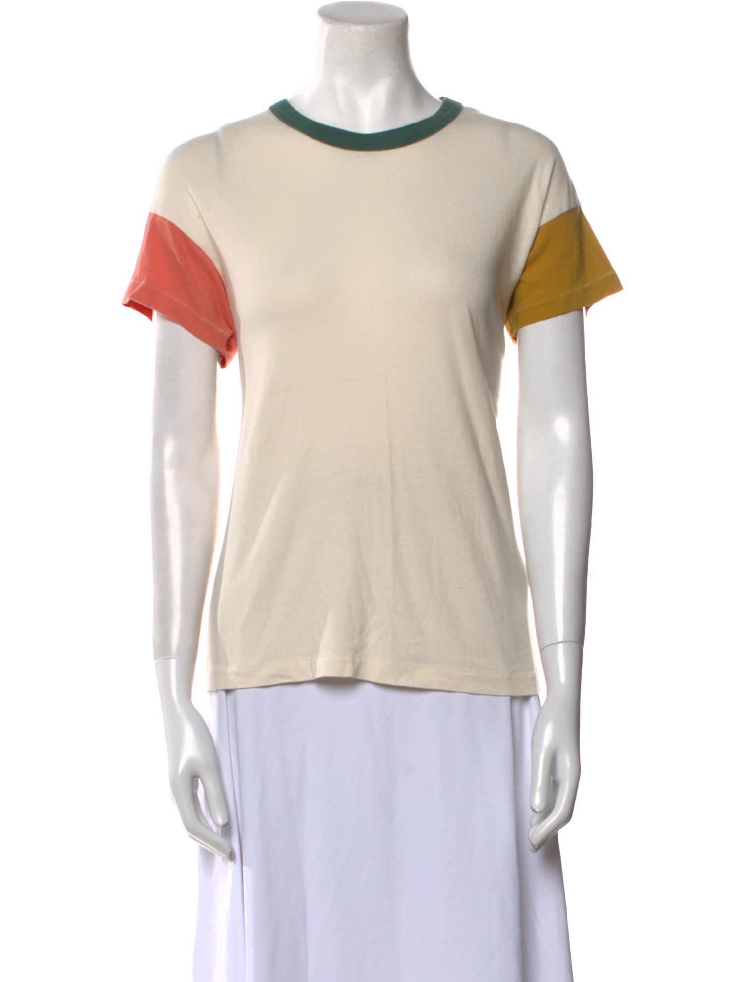 The Great Colorblock Pattern Crew Neck T-Shirt
