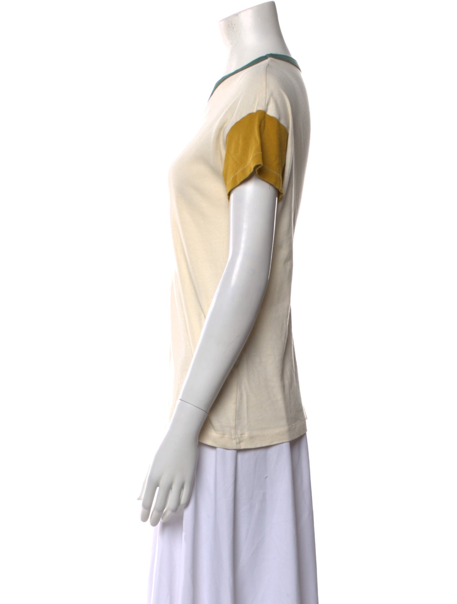 The Great Colorblock Pattern Crew Neck T-Shirt