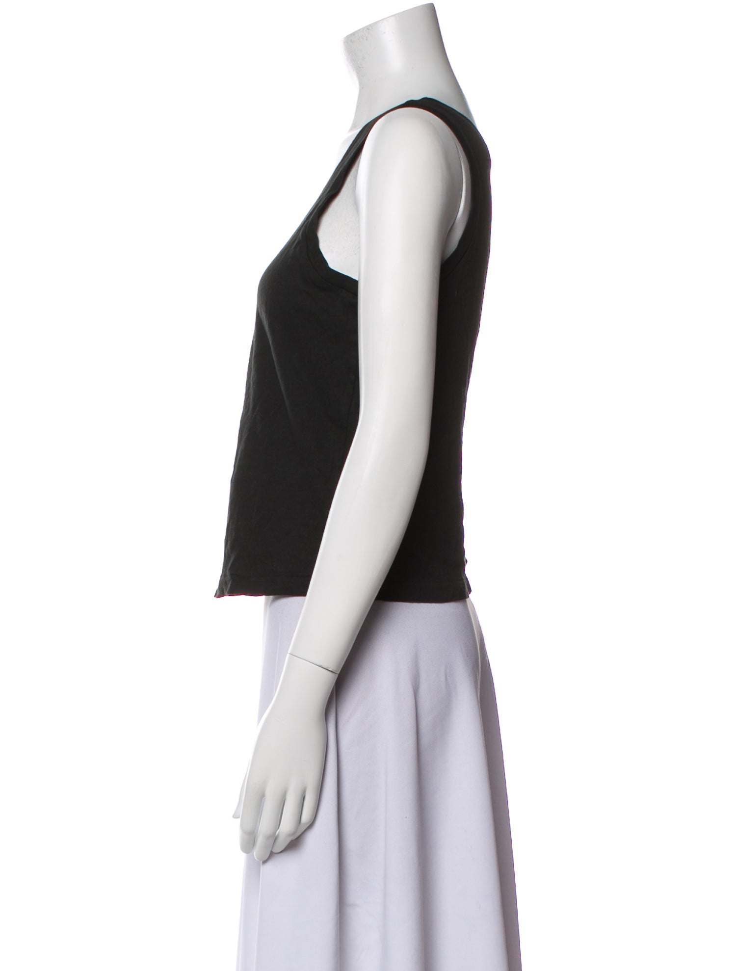 The Great Scoop Neck Sleeveless Top