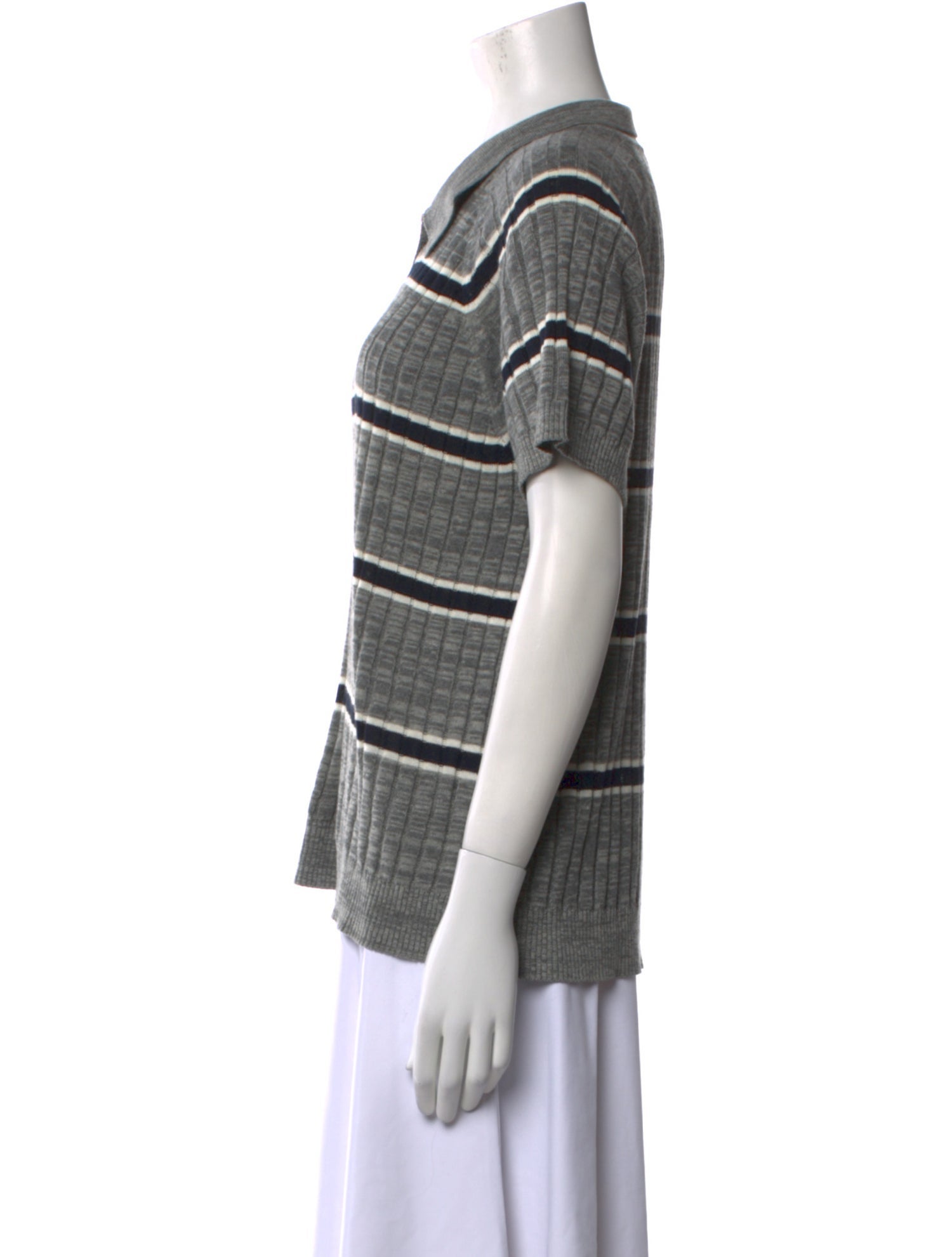 The Great Striped Crew Neck Sweater