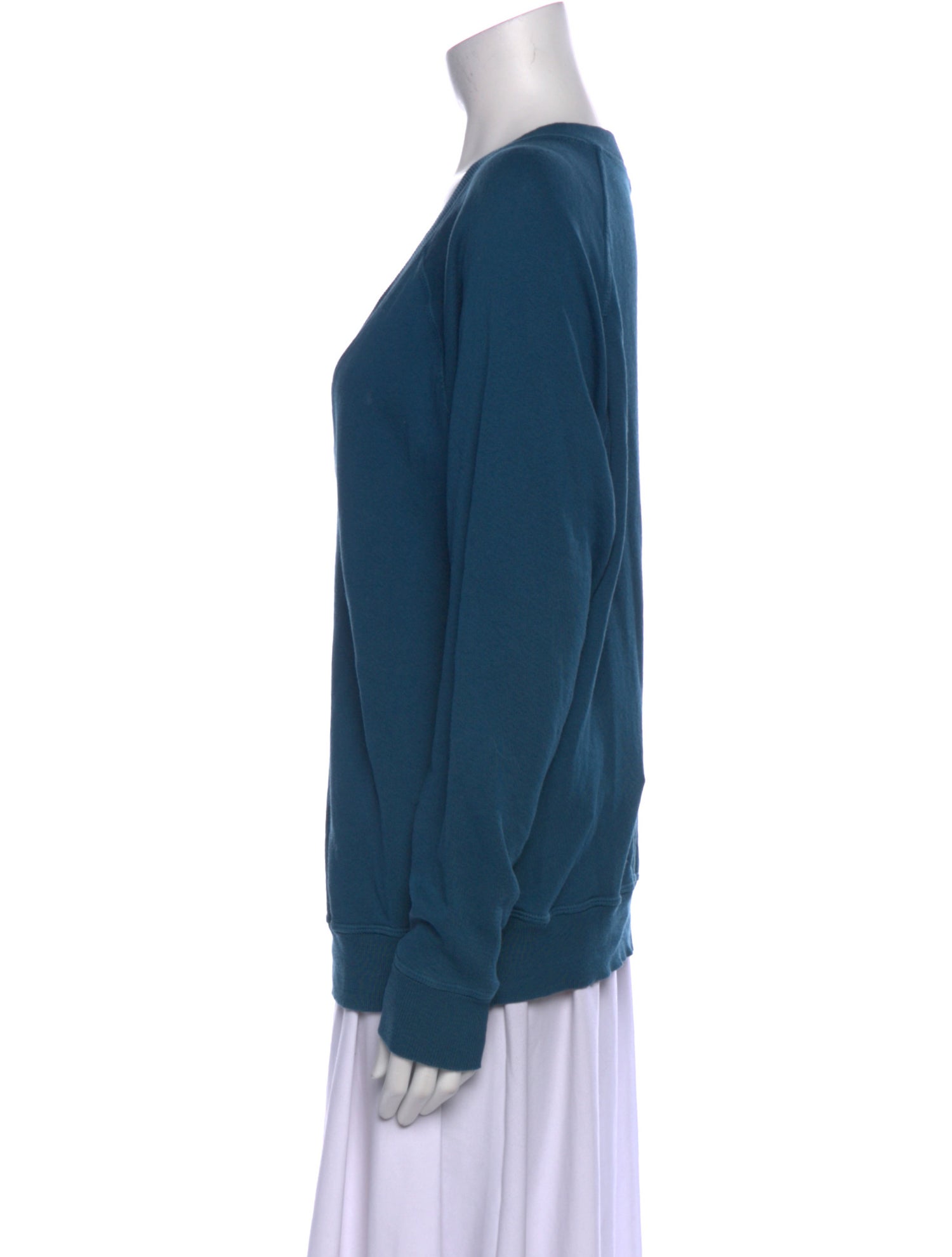 The Great V-Neck Long Sleeve Sweatshirt