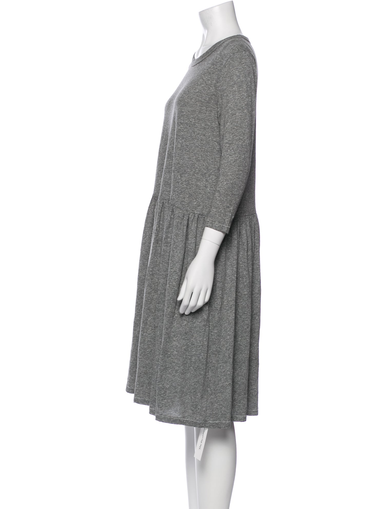 The Great Scoop Neck Knee-Length Dress