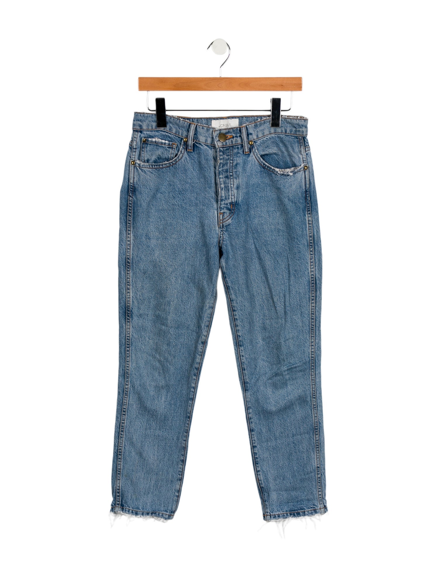 The Great High-Rise Straight Leg Jeans