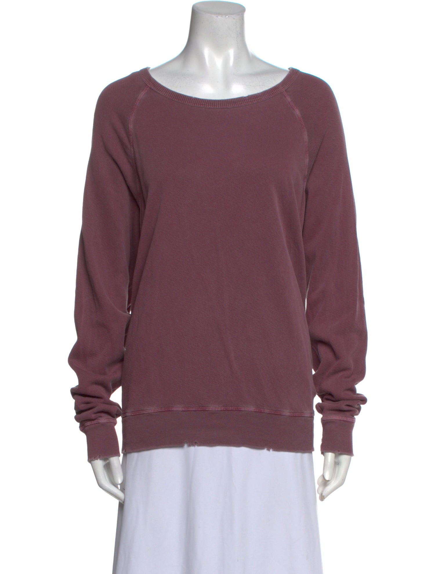 The Great Scoop Neck Long Sleeve Sweatshirt