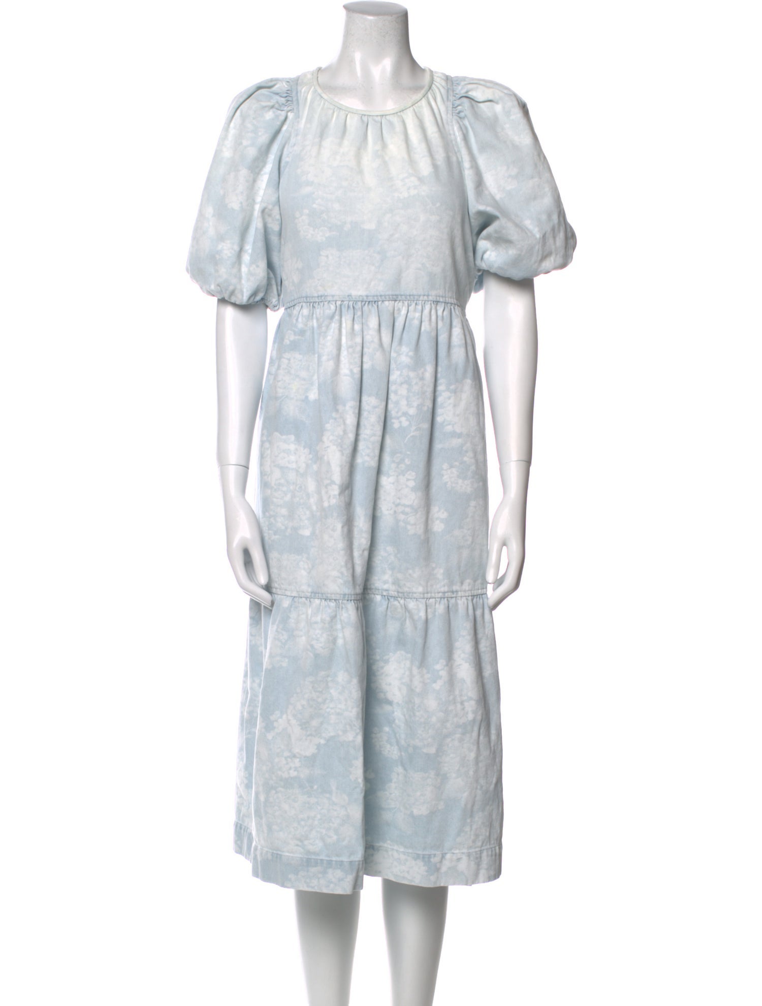 The Great Tie-Dye Print Midi Length Dress