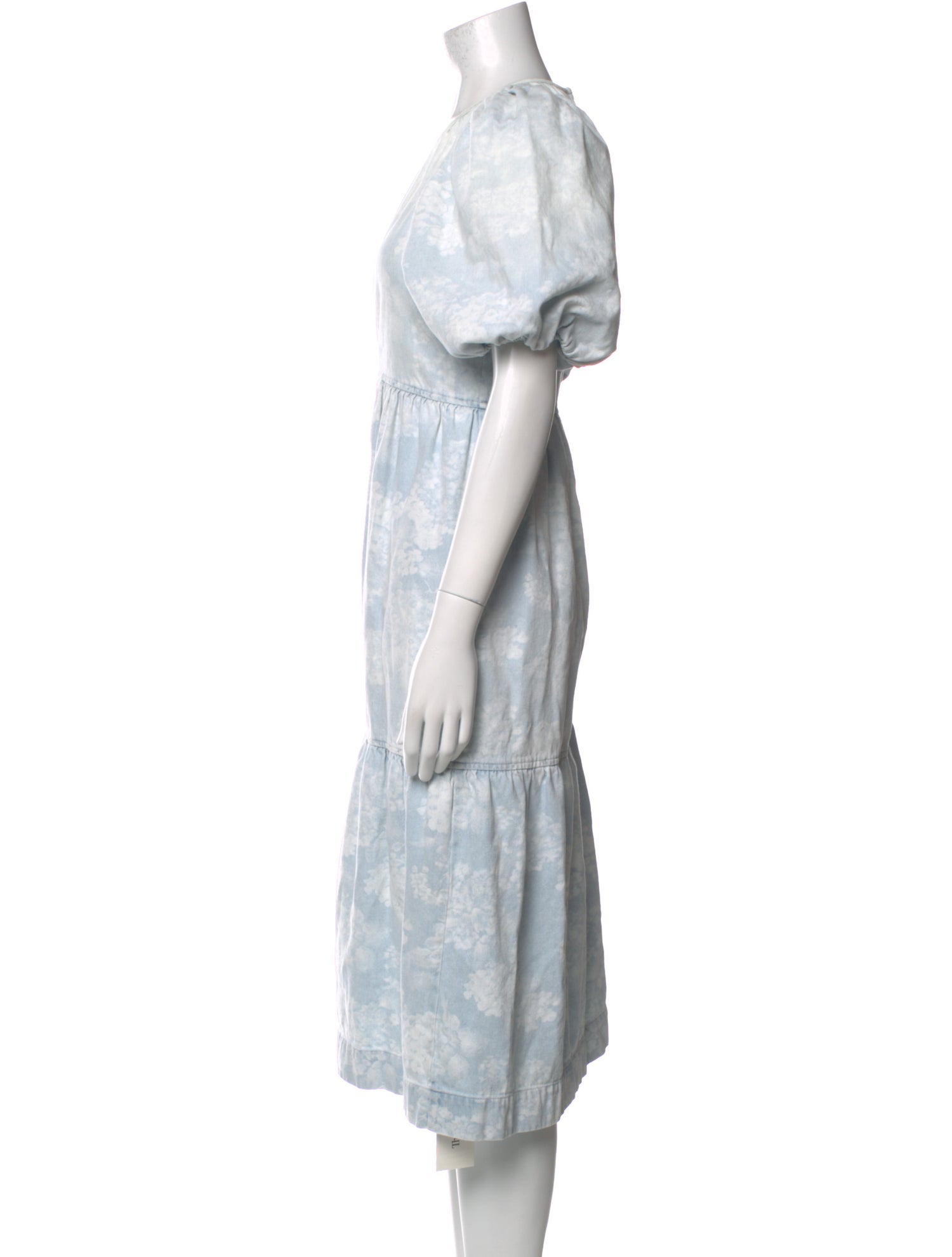 The Great Tie-Dye Print Midi Length Dress