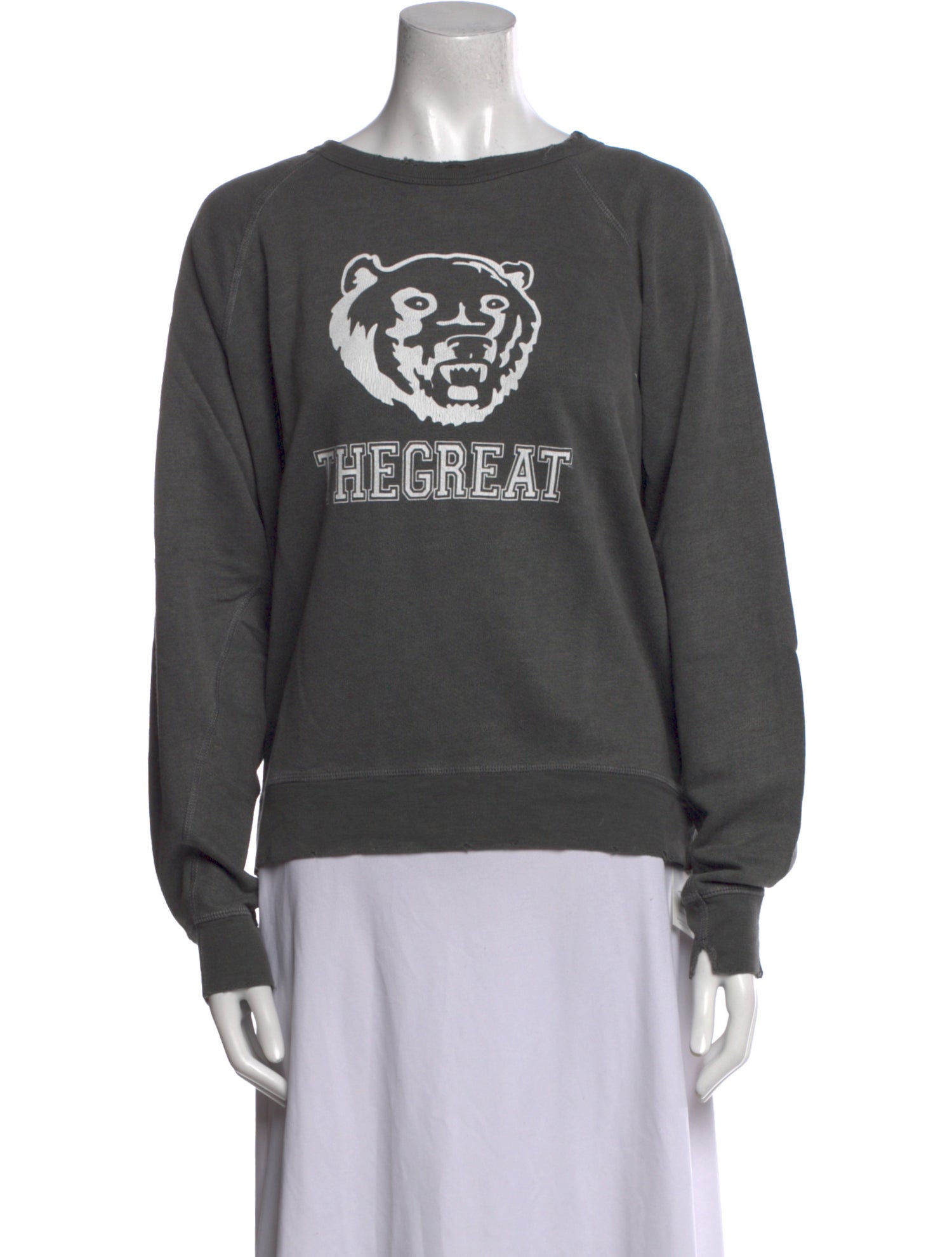 The Great Graphic Print Crew Neck Sweater