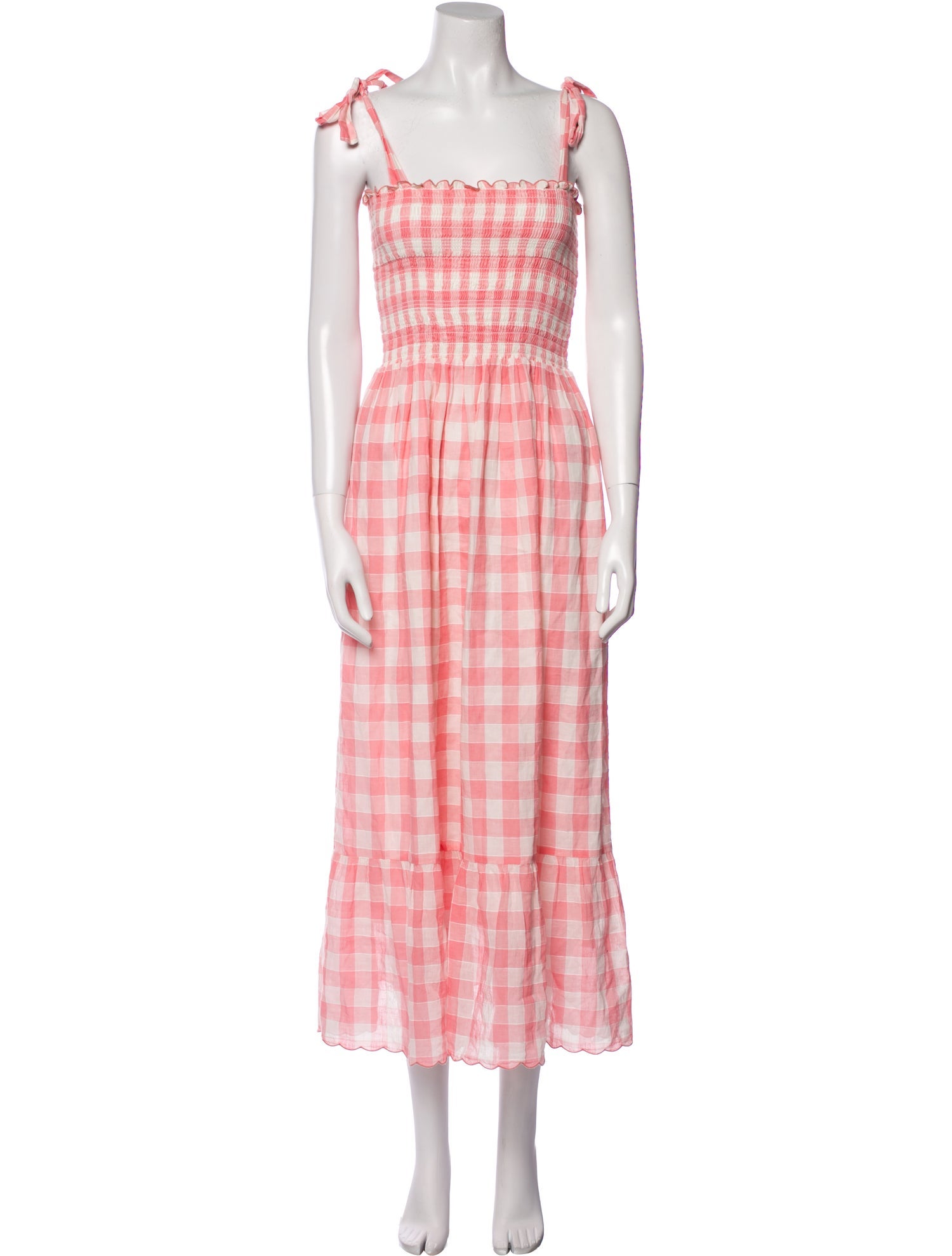 The Great Plaid Print Long Dress
