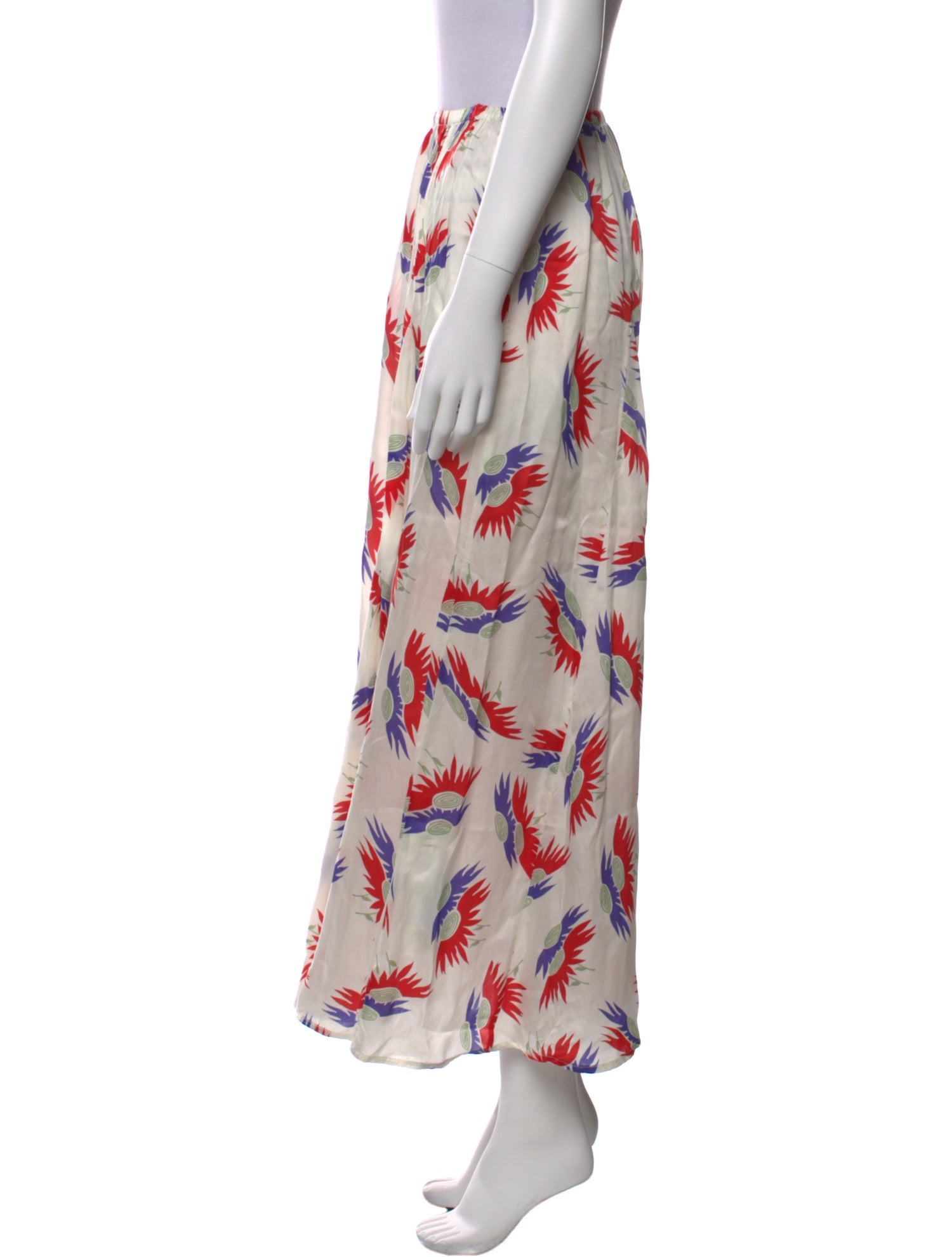 The Great Floral Print Midi Length Skirt