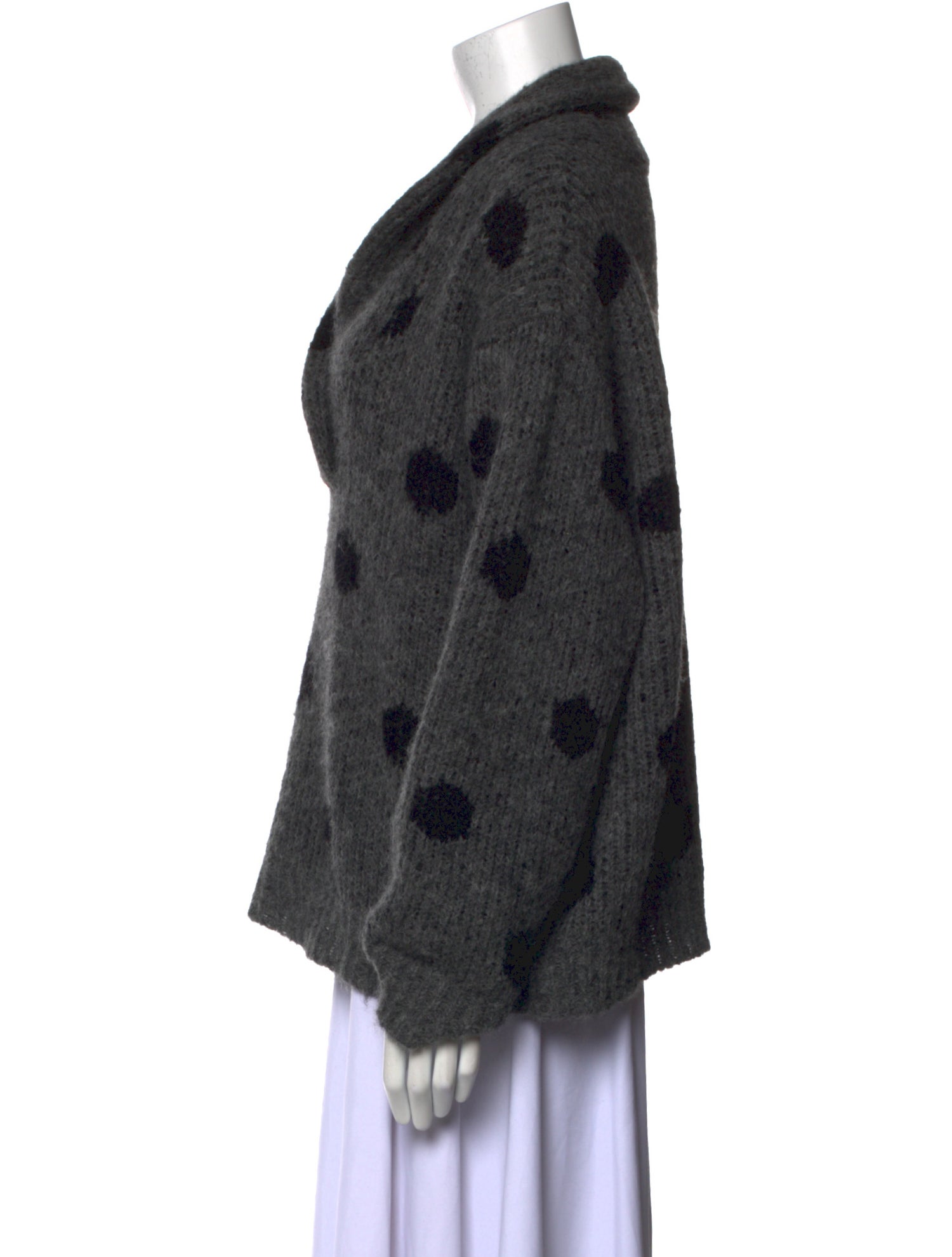 The Great Printed V-Neck Sweater