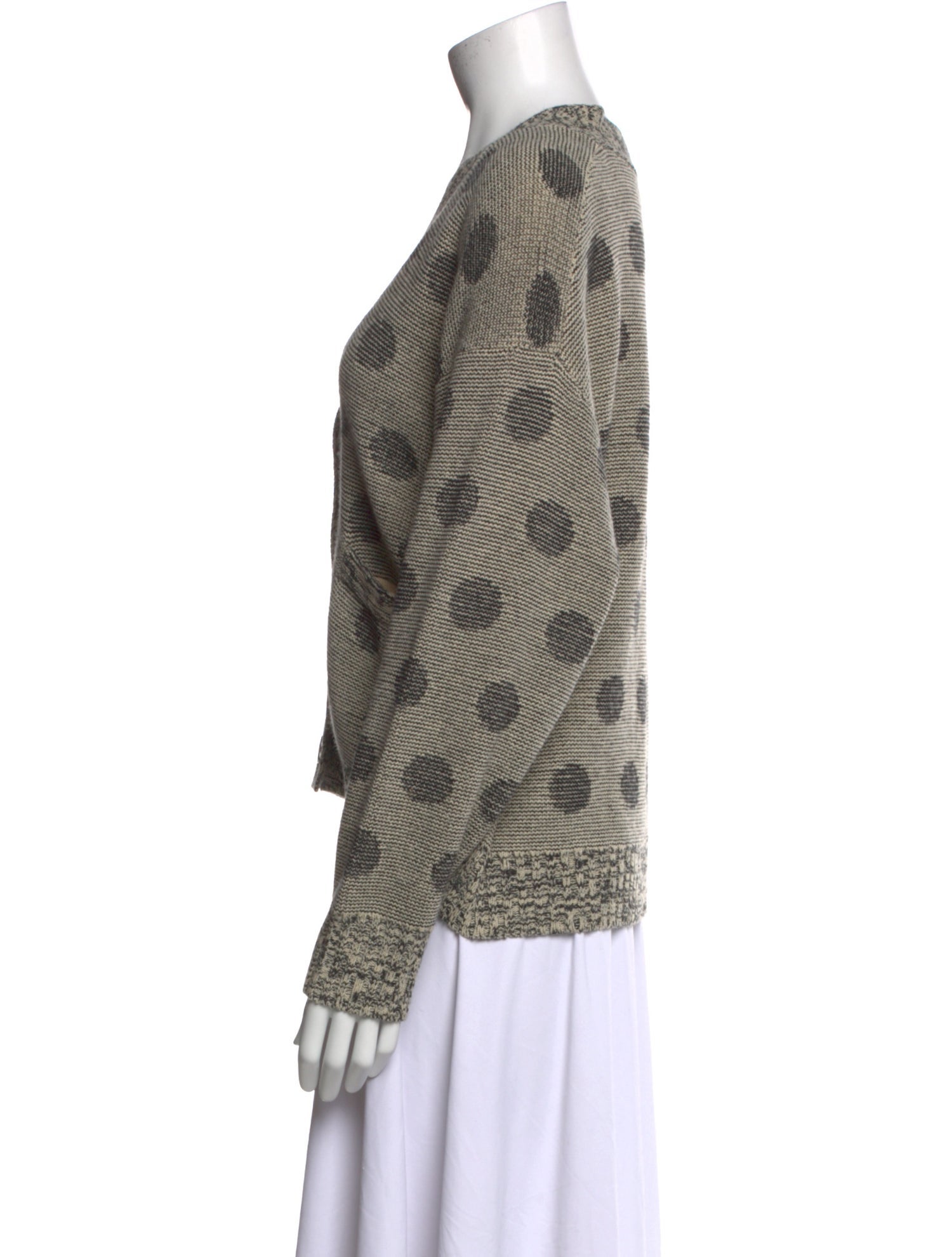 The Great Printed V-Neck Sweater