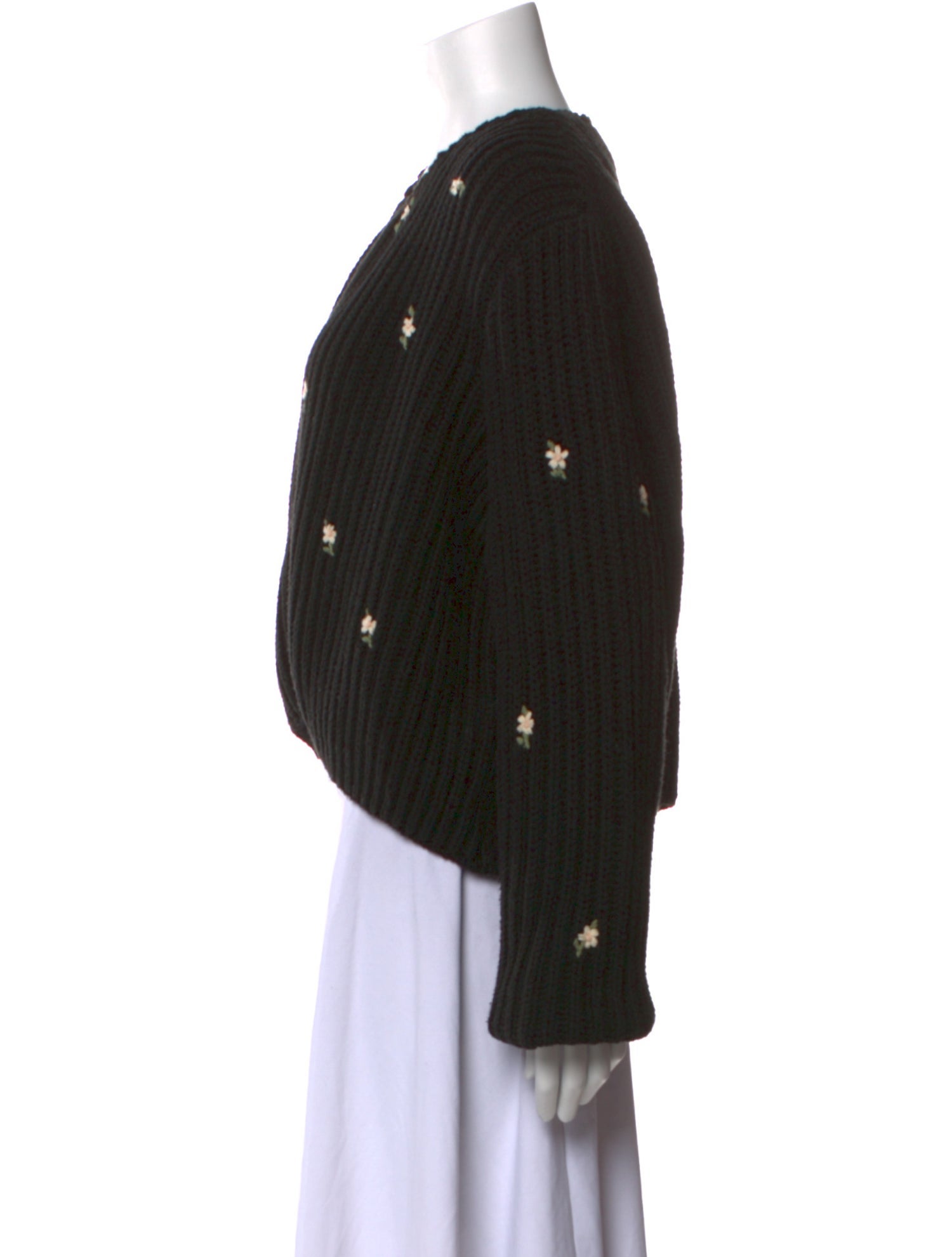 The Great Patterned V-Neck Sweater