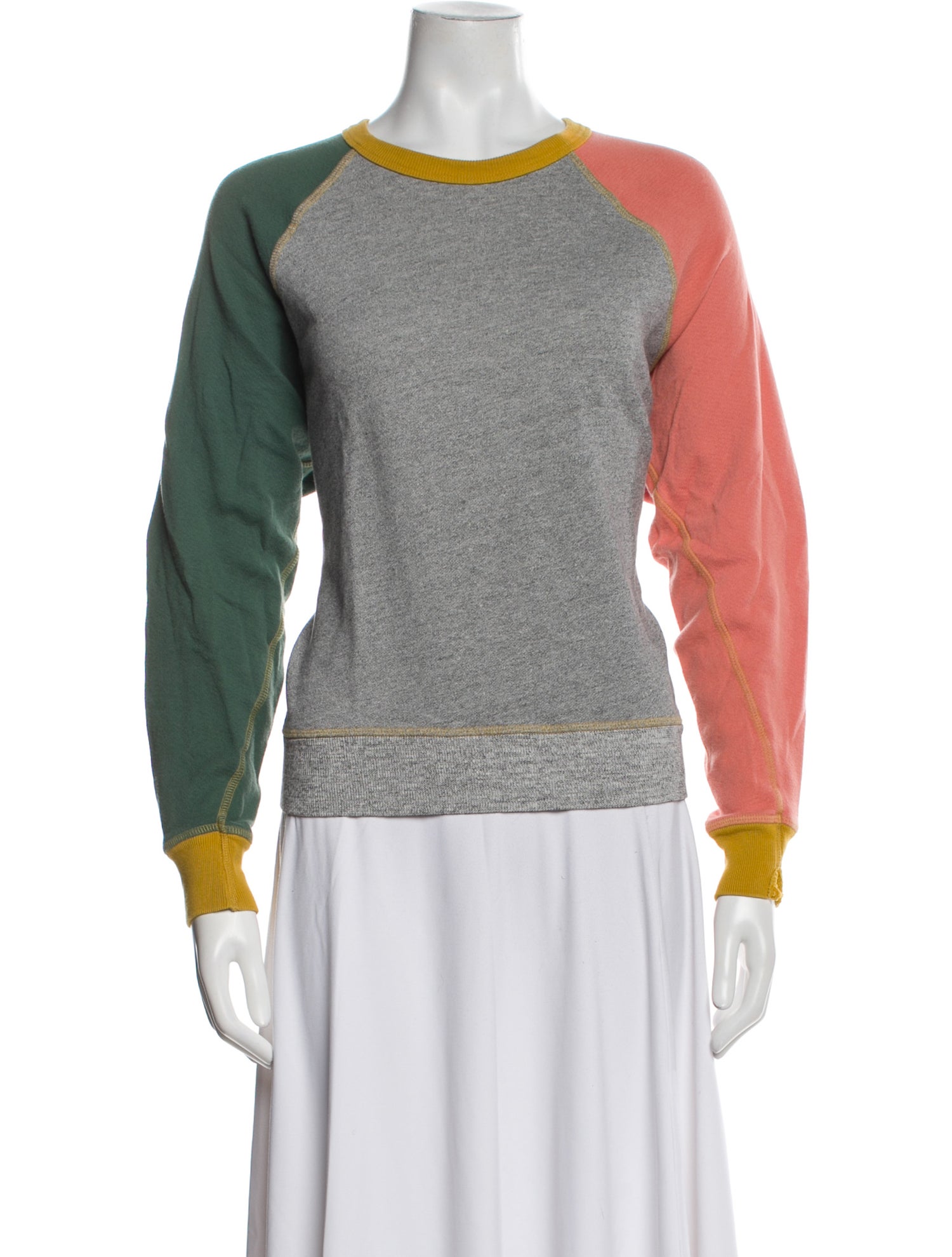 The Great Colorblock Pattern Crew Neck Sweatshirt