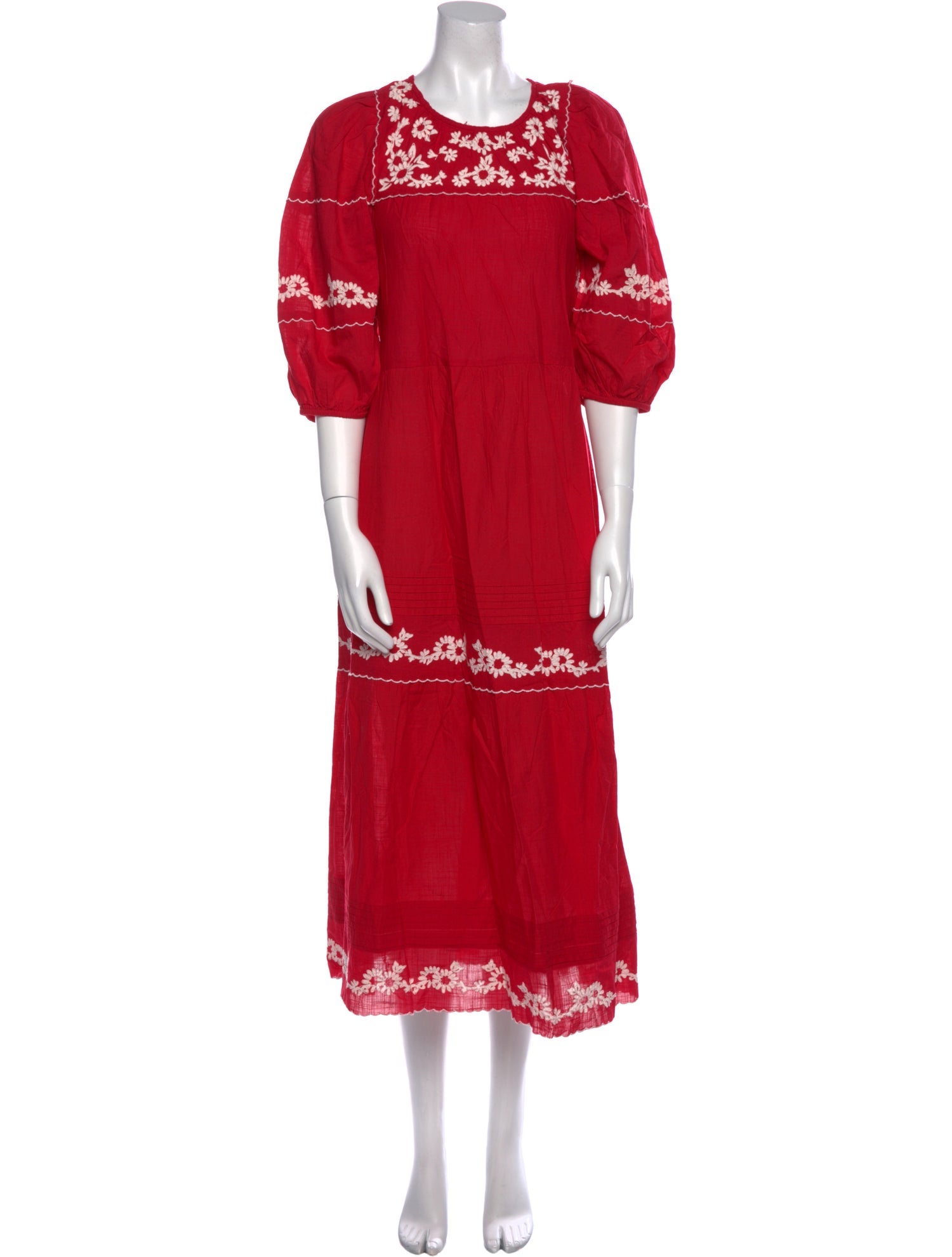 The Great Crew Neck Midi Length Dress