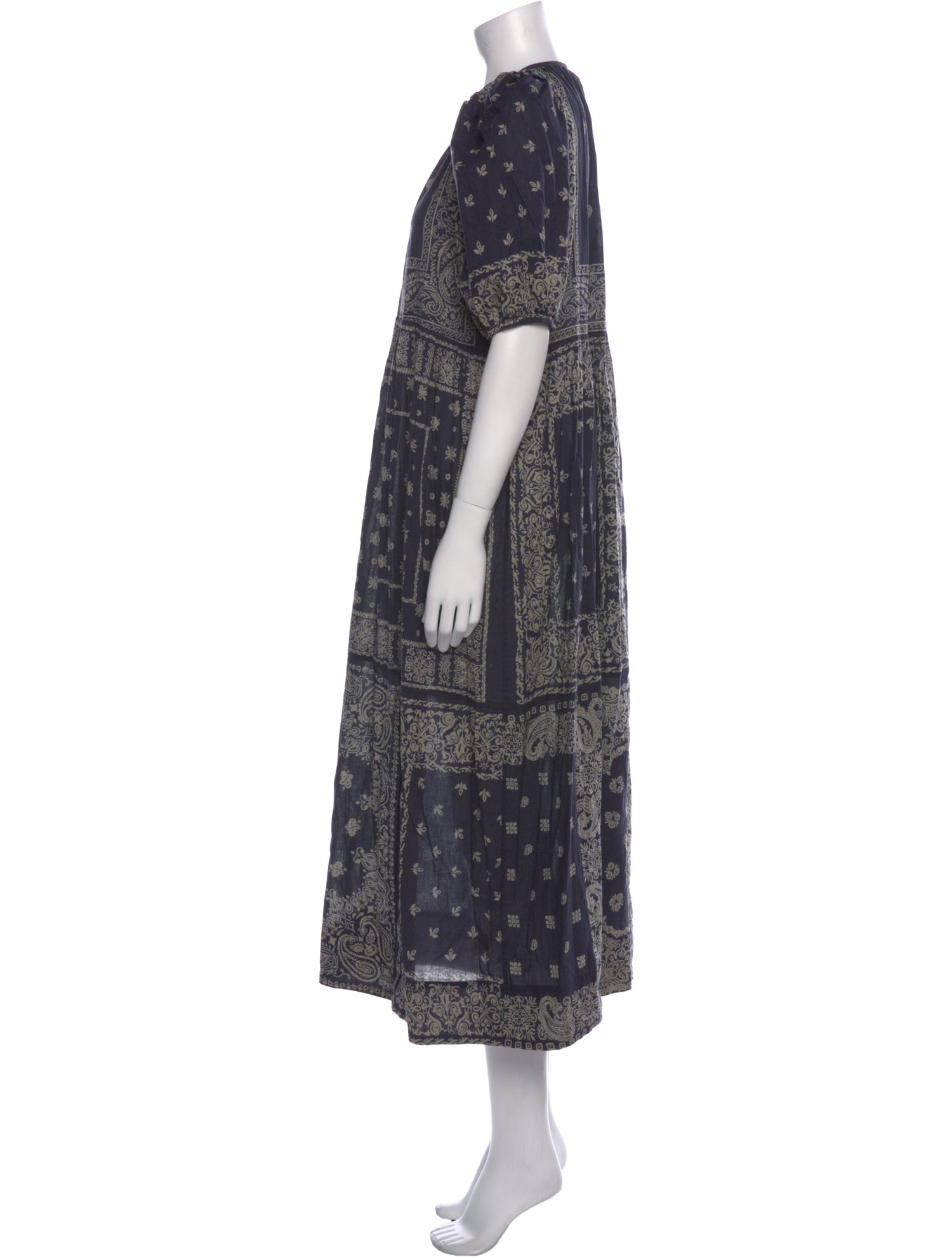 The Great Paisley Print Midi Length Dress