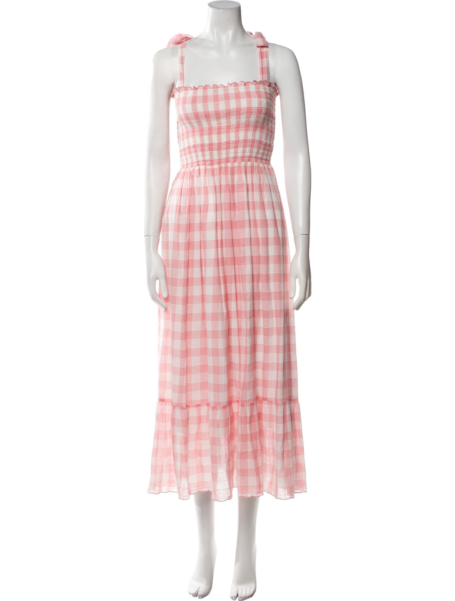 The Great Plaid Print Long Dress